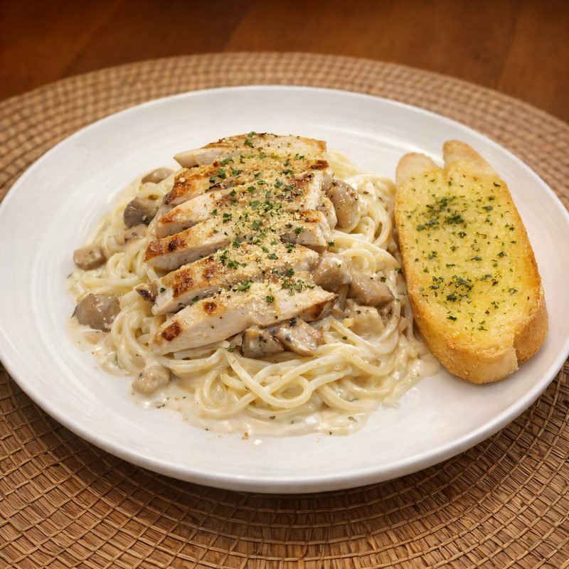 Creamy Chicken Alfredo Pasta