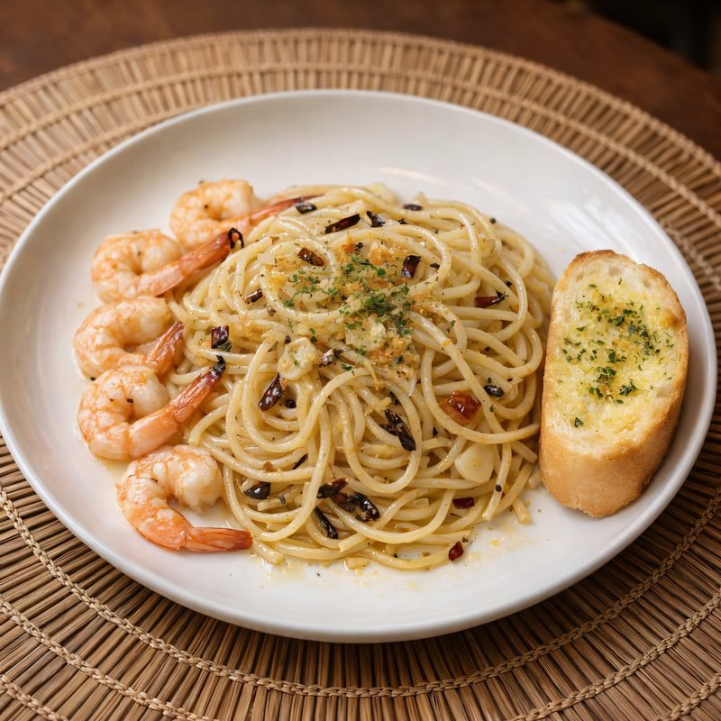 Shrimp Aglio e Olio