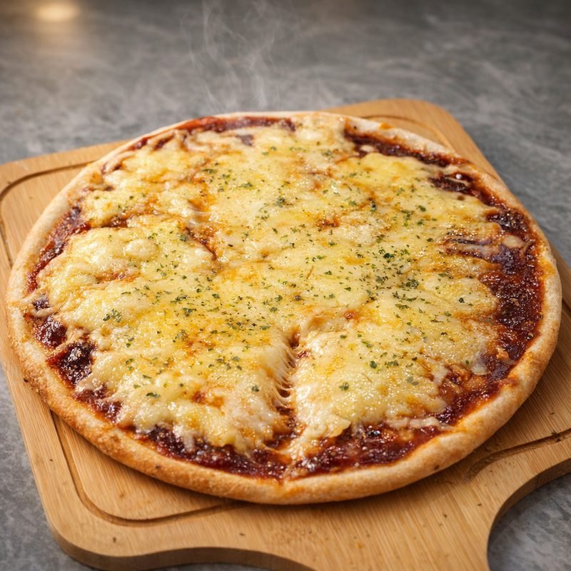 Three-Cheese Pizza